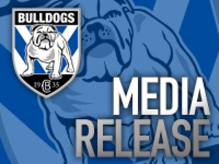 Bulldogs Media Release