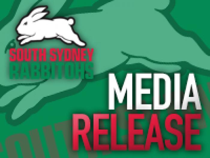 Rabbitohs Media Release